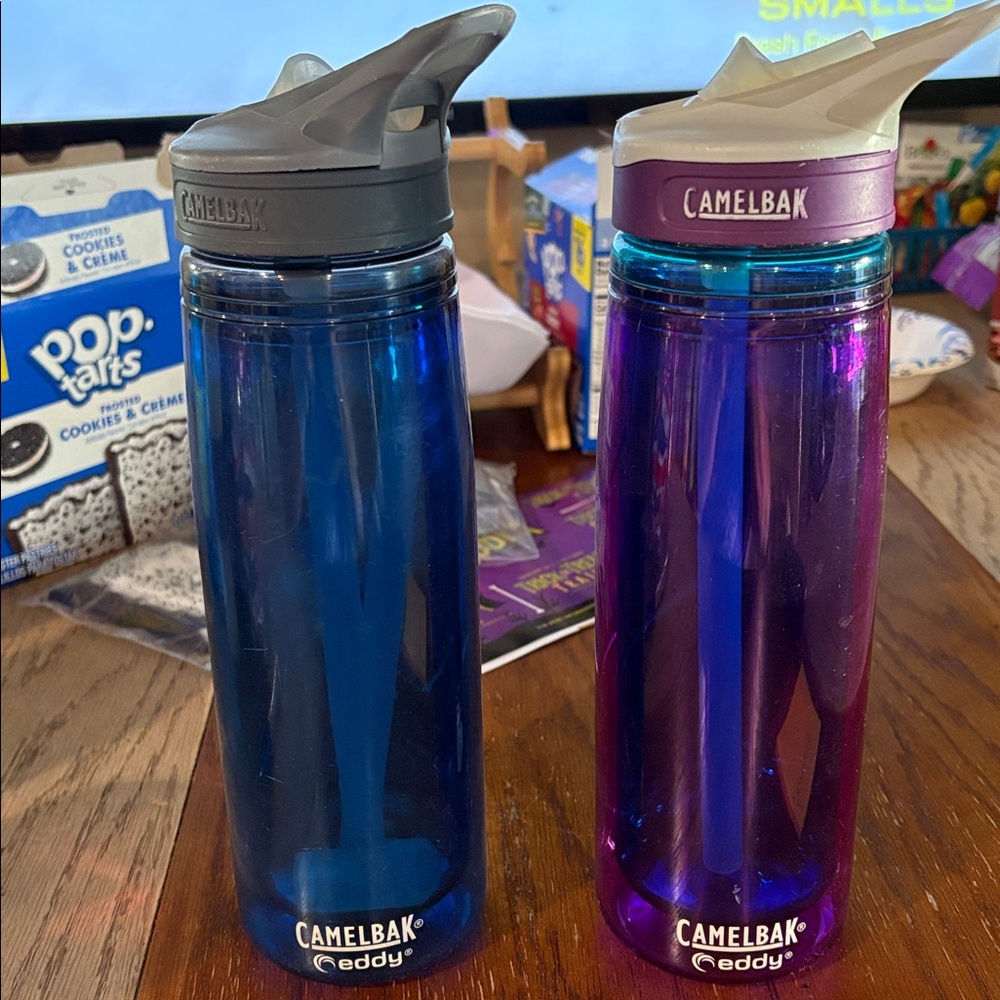 CamelBak Eddy Bottles - Blue and Purple